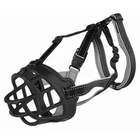 Silikonmaulkorb FLEX M-L 27 cm/Kopf max. 20 cm schwarz